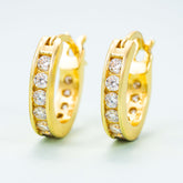 GL Hip Hop D VVS Moissanite Diamond Stud 925 Sterling Silver Earrings